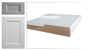 Shaker-style cabinet door sample (photo 13)