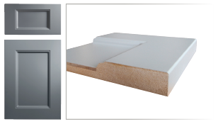 Shaker-style cabinet door sample (photo 11)
