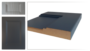 Shaker-style cabinet door sample (photo 9)