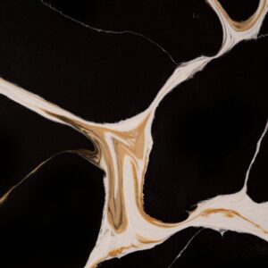 Amazon Noir quartz slab