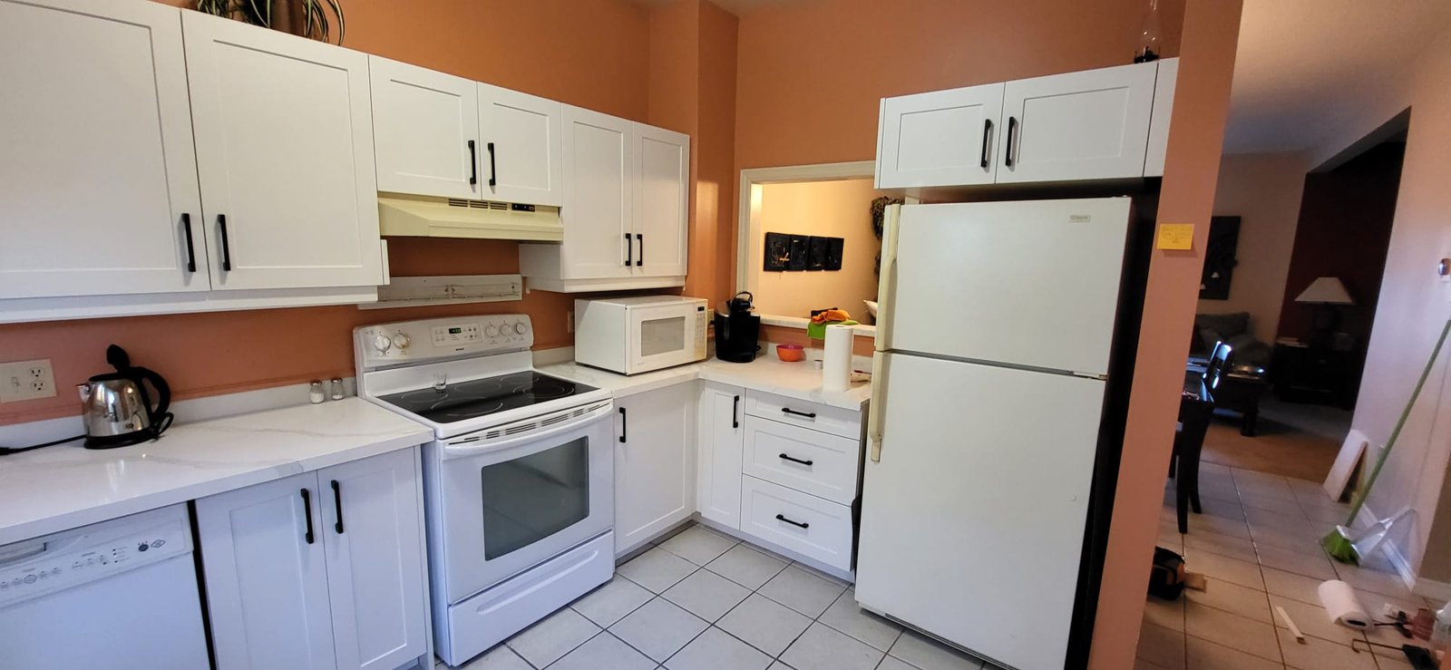 Kitchen refacing process