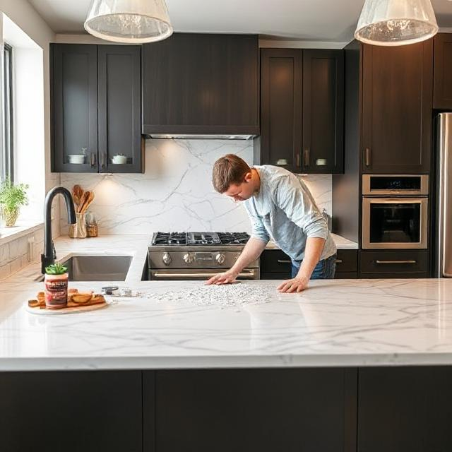 Quartz countertops repair services