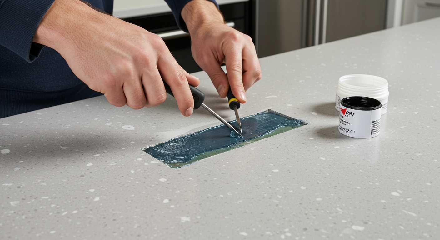 repair quartz countertop