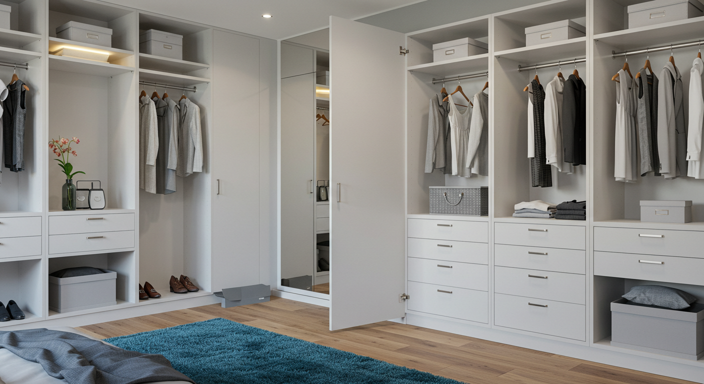custom made walk-in closet